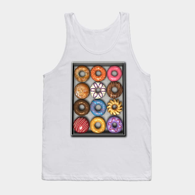 Box of Doughnuts Tank Top by BonniePhantasm